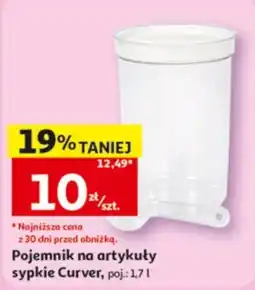 Auchan Pojemnik na artykuły sypkie Curver oferta