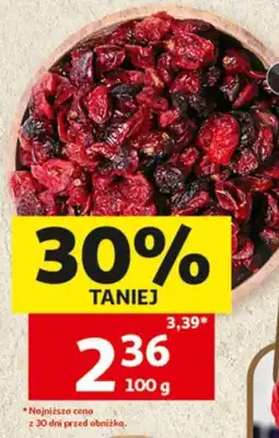 Auchan Czerwone jagody suszone oferta