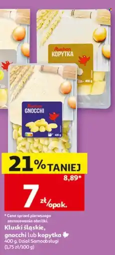Auchan Kluski slqSkie Gnocchi lub kopytka oferta