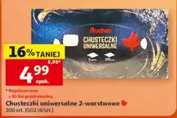 Auchan Chusteczki uniwersalne 2-warstwowe oferta