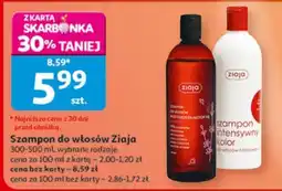 Auchan Szampon do włosów Ziaja oferta