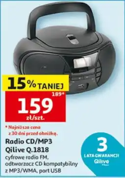 Auchan Radio CD/MP3 Qilive Q.1818 oferta