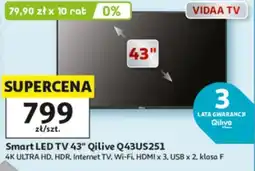 Auchan Smart LED TV 43" Qilive Q43US251 oferta
