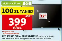 Auchan LED TV 32" Qilive oferta