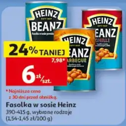 Auchan Fasolka w sosie Heinz oferta