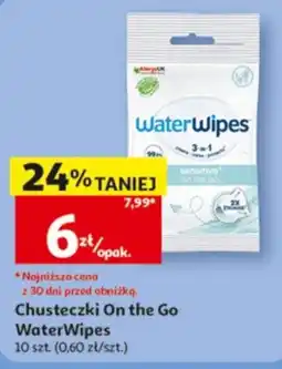 Auchan Chusteczki On the Go WaterWipes oferta