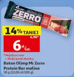 Auchan Baton Olimp Mr Zerro Protein Bar malina oferta