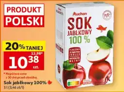 Auchan Sok jabłkowy 100% oferta