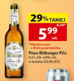 Auchan Piwo Bitburger Pils oferta
