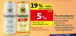 Auchan Piwo Krombacher oferta