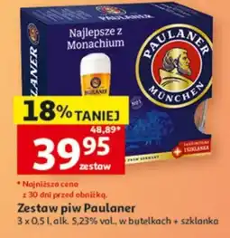 Auchan Zestaw piw Paulaner oferta