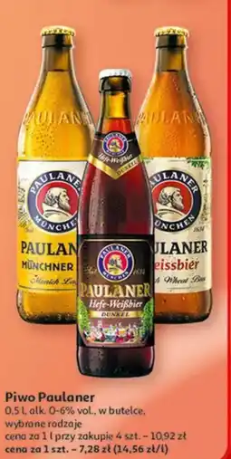Auchan Piwo Paulaner oferta