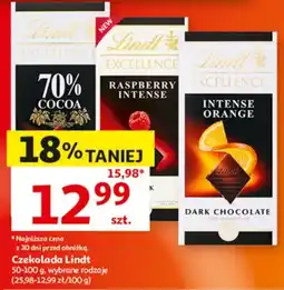 Auchan Czekolada Lindt oferta