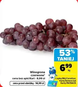 Carrefour Winogrona czerwone oferta