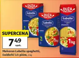 Auchan Makaron Lubella spaghetti, świderki lub pióra oferta