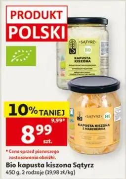 Auchan Bio kapusta kiszona Sątyrz oferta