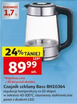Auchan Czajnik szklany Bass BH10364 oferta