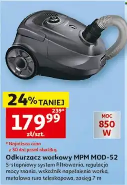 Auchan Odkurzacz workowy MPM MOD-52 oferta