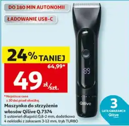 Auchan Maszynka do strzyżenia włosów Qilive Q.7374 oferta