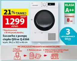 Auchan Suszarka z pompą ciepła Qilive Q.6166 oferta