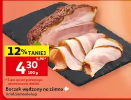 Auchan Boczek wędzony na zimno oferta