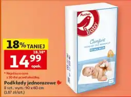 Auchan Podkłady jednorazowe Auchan Baby Comfort oferta