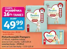 Auchan Pieluchomajtki Pampers oferta