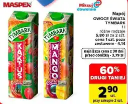 Carrefour Napój Owoce Świata Tymbark oferta