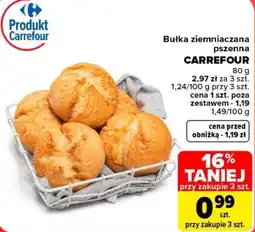 Carrefour Bułka ziemniaczana pszenna CARREFOUR oferta