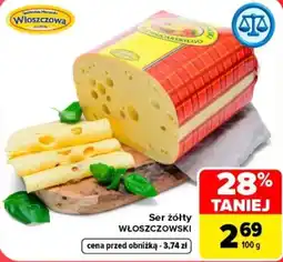 Carrefour Ser żółty Włoszczowski oferta