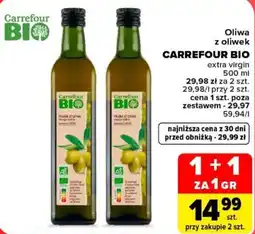 Carrefour Oliwa z oliwek CARREFOUR BIO oferta