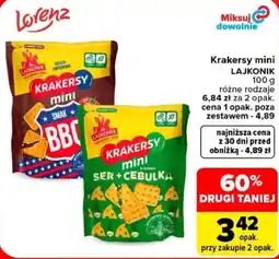 Carrefour Krakersy mini LAJKONIK oferta