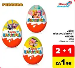 Carrefour Kinder Miespodzianka oferta