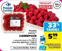 Carrefour Polskie maliny oferta