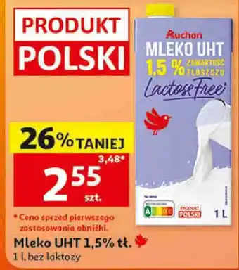 Mleko UHT 1,5 %