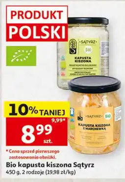 Auchan Bio kapusta kiszona Sątyrz oferta