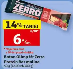 Auchan Baton Olimp Mr Zero Protein Bar malina oferta