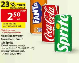 Auchan Napój gazowany Coca-Cola, Fanta, Sprite oferta