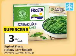 Auchan Szpinak Frosta siekany lub w liściach oferta