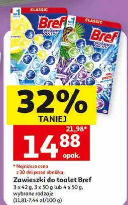 Auchan Zawieszki do toalet Bref oferta