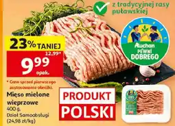 Auchan Mięso mielone wieprzowe oferta