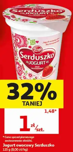 Auchan Jogurt owocowy Serduszko oferta