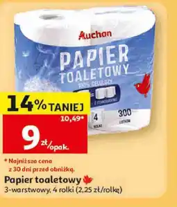 Auchan Papier toaletowy Auchan oferta