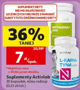 Auchan Suplementy diety Activlab oferta