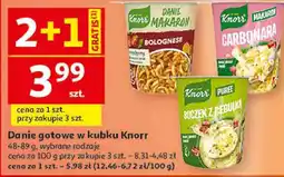 Auchan Danie gotowe w kubku Knorr oferta