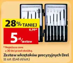 Auchan Zestaw wkrętaków precyzyjnych Drel oferta