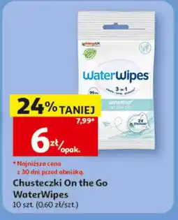 Auchan Chusteczki On the Go WaterWipes oferta