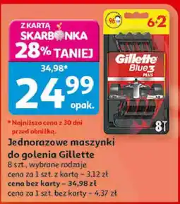 Auchan Jednorazowe maszynki do golenia Gillette oferta