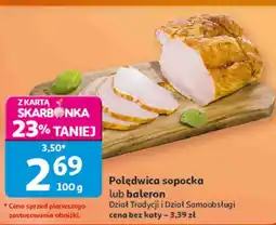 Auchan Polędwica sopocka lub baleron oferta