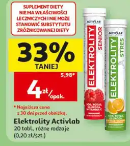 Auchan Elektrolity Activlab oferta